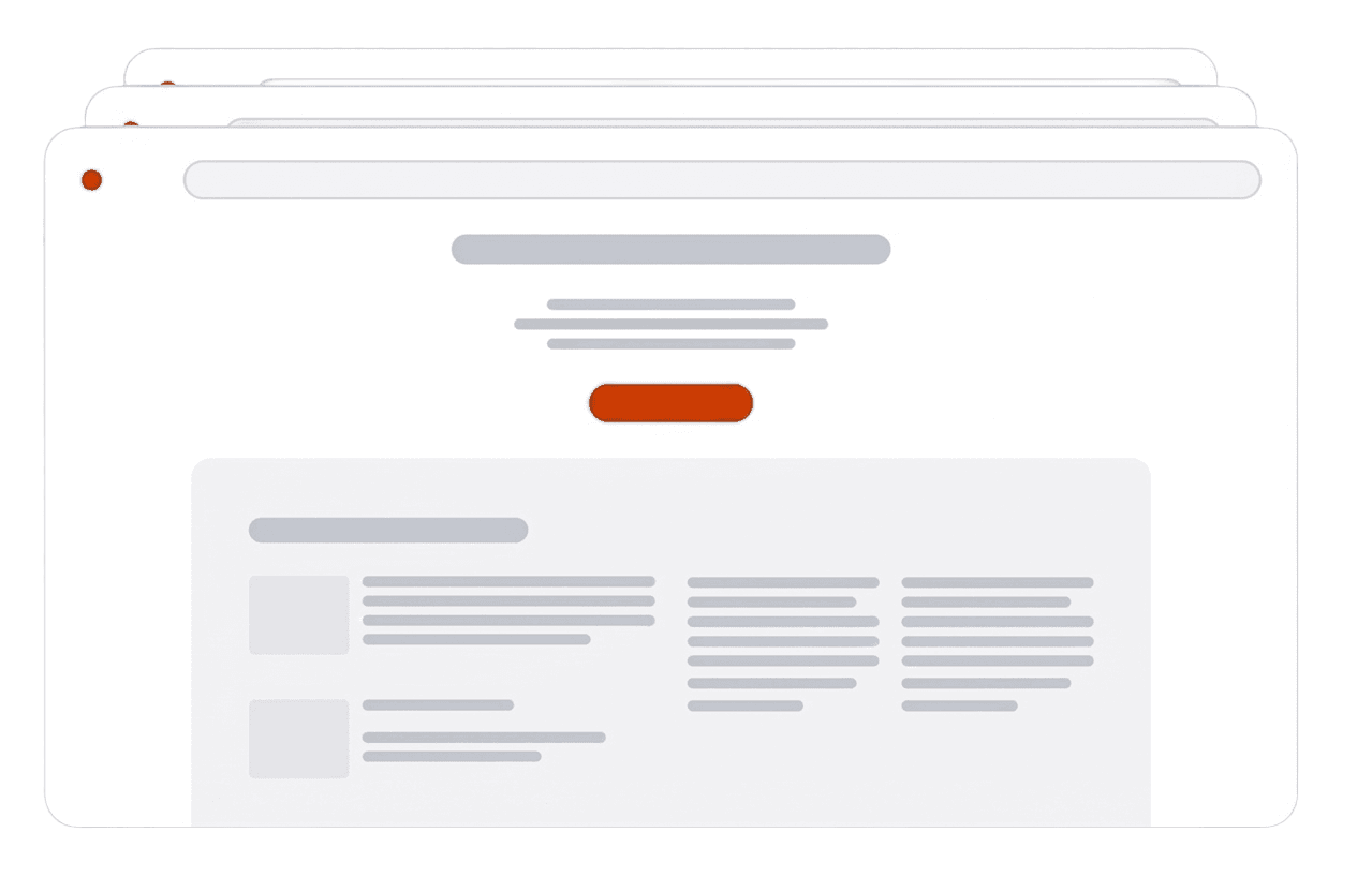 Customizable website templates
